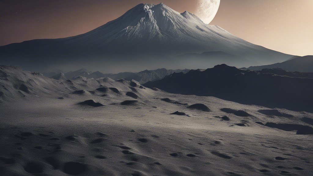 Illustration détaillée sur Découvrez les mystères de la face cachée de la Lune et ses volcans oubliés